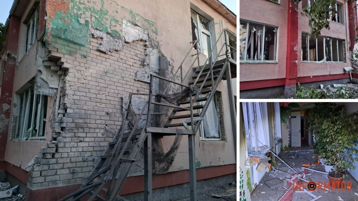 Армия рф атаковала Криворожский и Никопольский район дронами и артиллерией: повреждены лицей и детсад