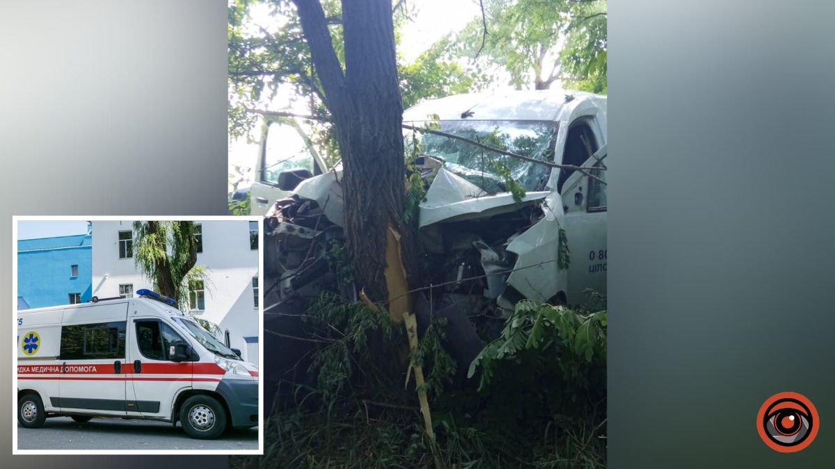 В Днепропетровской области авто слетело с дороги и врезалось в дерево: двое пострадавших