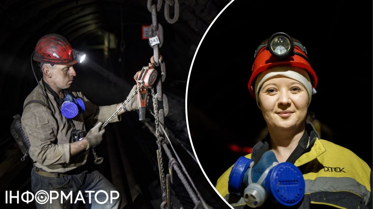 На шахтах ДТЕК мобілізованих чоловіків замінили жінки: вони працюють в сотнях метрів під землею
