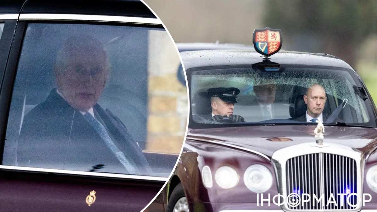 Визирнув з віконця Bentley: король Чарльз обрав особливе авто, щоб розвіяти чутки про власну смерть