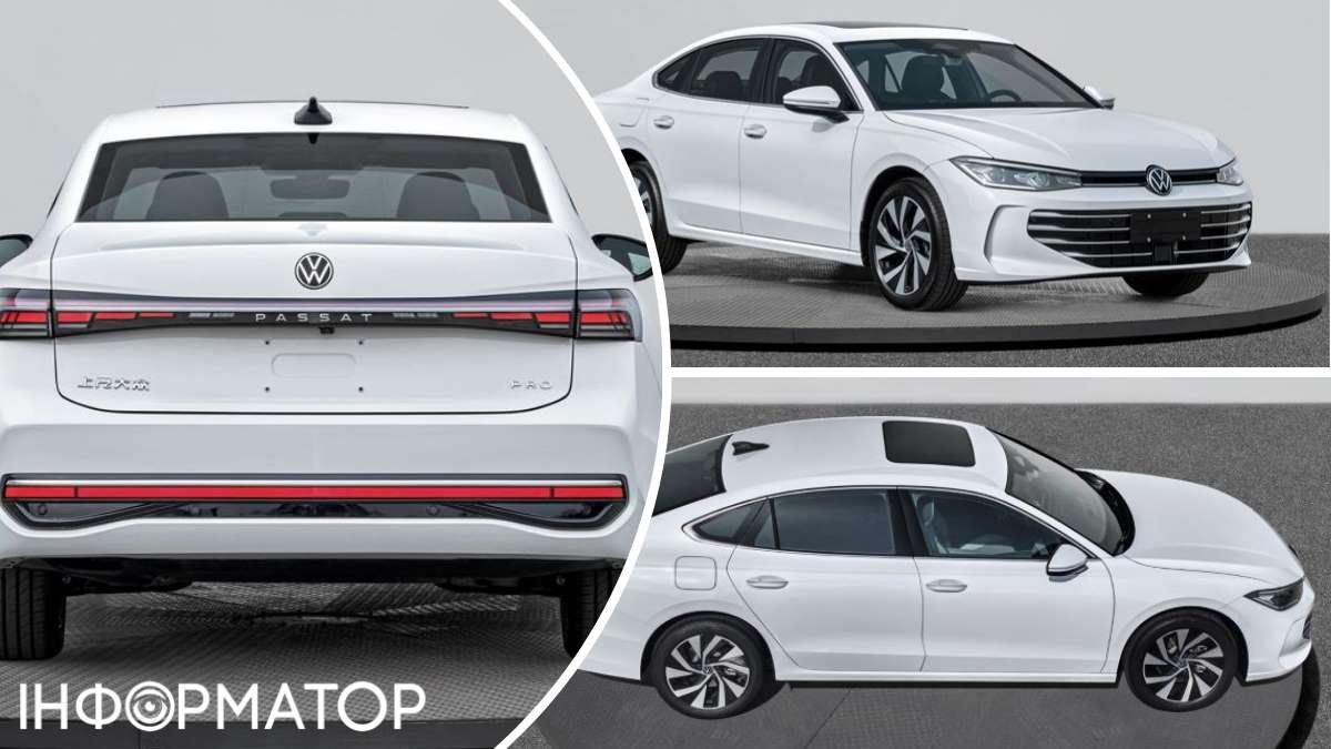 Volkswagen показав зовнішній вигляд нового Passat 2024 модельного року