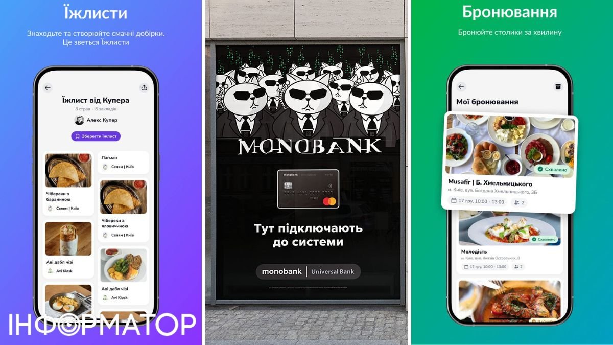 Монобанк запустил новое приложение Expirenza 2.0 для любителей ресторанов, кафе и баров - что там можно найти
