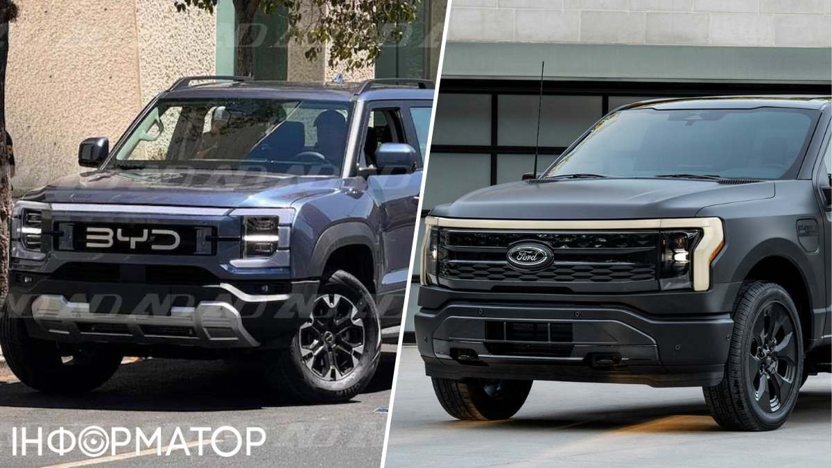 Под копирку: BYD выпускает в большое плавание Акулу, очень похожую на Ford  F-150