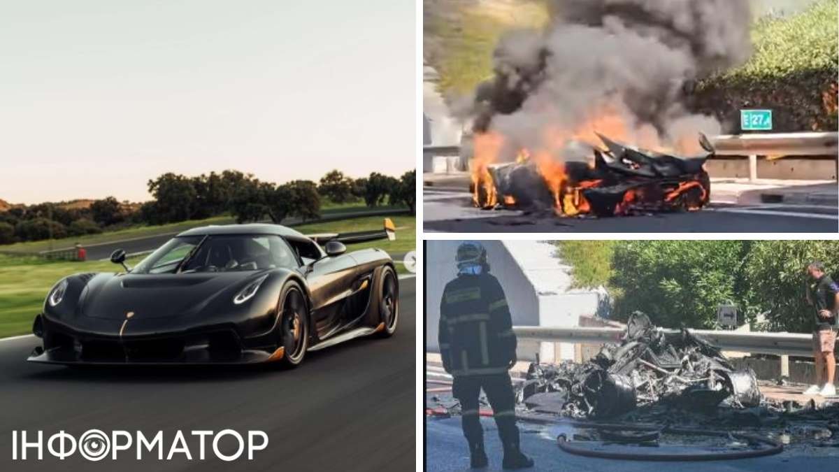 Koenigsegg Jesko Attack Nur Edition сгорел в Греции