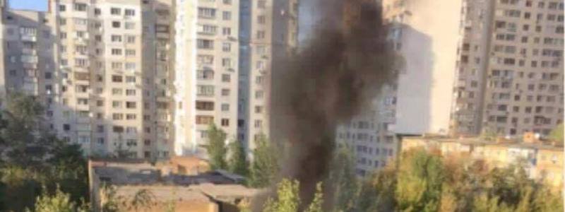 В Киеве прозвучал взрыв и загорелся детсад