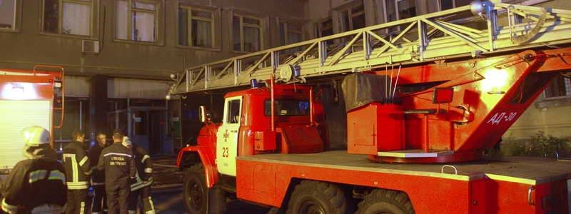 Пожар в Киеве: горела химическая лаборатория