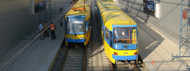В Киеве закроют на день одну станцию скоростного трамвая