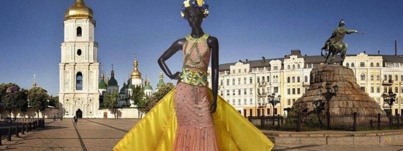 Платье украинки для конкурса "Мисс Вселенная" сравнили с ящерицей и парашютом
