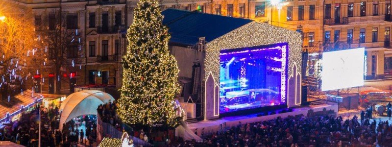 Новый год в Киеве: на Софиевской появится 40-метровая карусель и пройдут 12 концертов звезд