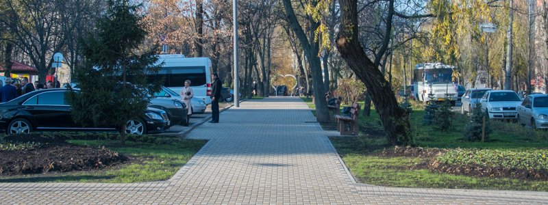 Арка в виде сердца, деревья и цветы: в Киеве обновили сквер молодоженов напротив ЗАГСа