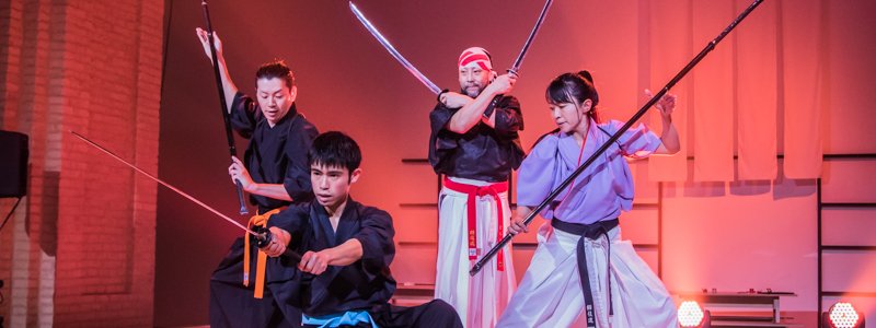 В Киеве дрались на мечах японские самураи: как это было