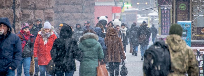 Белоснежный Киев: в столицу пришла зима
