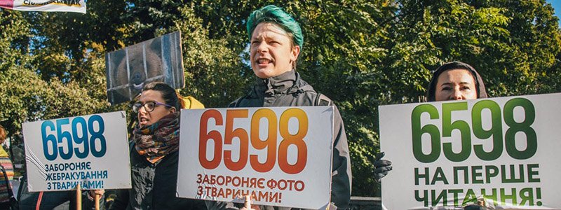 В Киеве под ВР требовали запретить огненные кольца и фотографироваться с животными