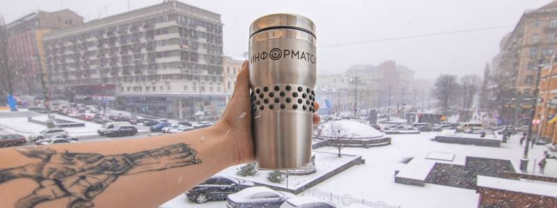 Первый снег в Киеве: реакция в Instagram