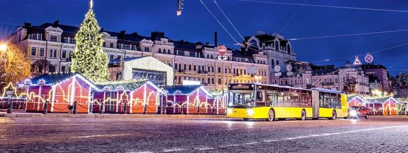 Как будет работать транспорт в новогоднюю ночь в Киеве