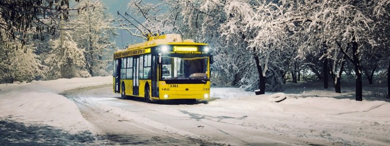 В Киеве ночной троллейбус изменит маршрут