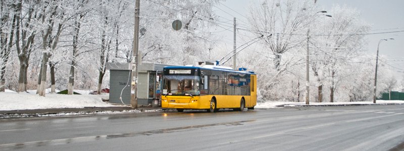 В Киеве из-за продуктовой ярмарки троллейбус изменит маршрут