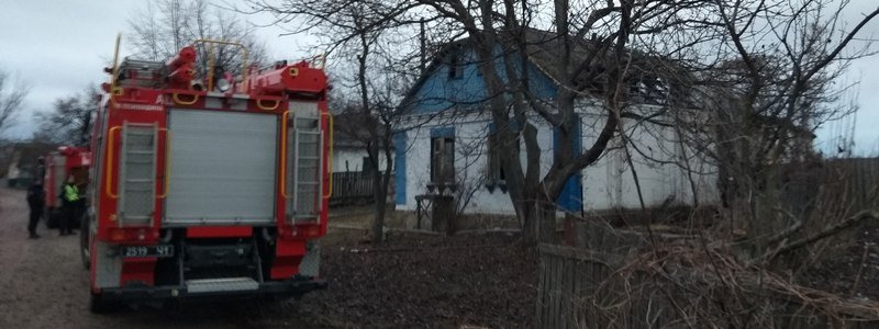 Под Киевом в пожаре погиб хозяин дома