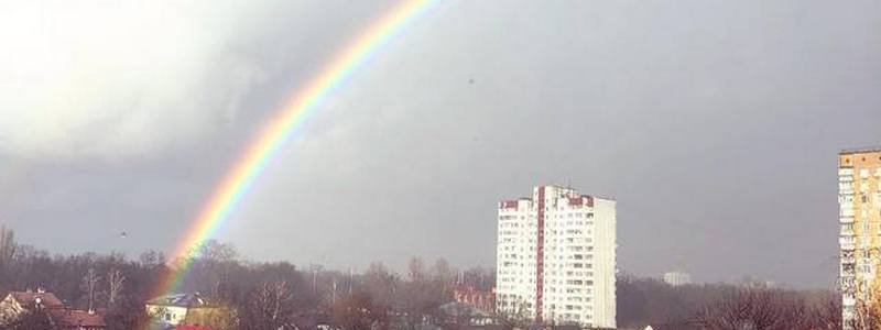 В марте в Киеве появилась радуга: ТОП фотографий в Instagram