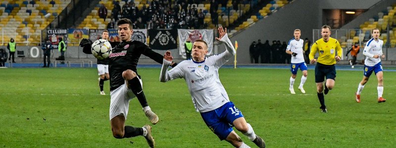 "Динамо" в меньшинстве вырвало победу в матче с "Зарей"