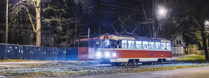 В Киеве на одну ночь закроют трамвайный маршрут
