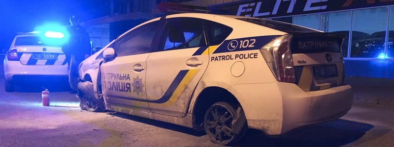 Ночная погоня в Киеве: появилось эксклюзивное видео момента угона полицейского Prius