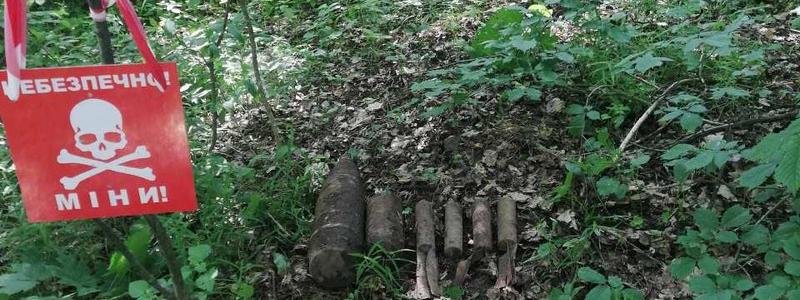 Под Киевом нашли артиллерийский снаряд и авиационные бомбы
