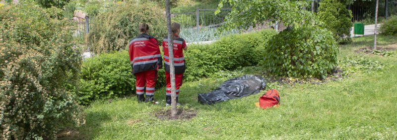 В ботаническом саду Фомина в Киеве внезапно умер мужчина