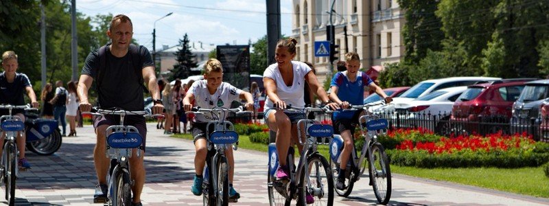 Сколько раз в Киеве воспользовались услугой велосипеда напрокат