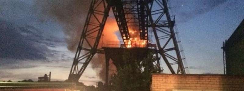 В Киеве на Дарницкой ТЭЦ вспыхнул пожар