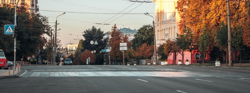 Как выглядит пустой Киев утром в День Независимости Украины 2019