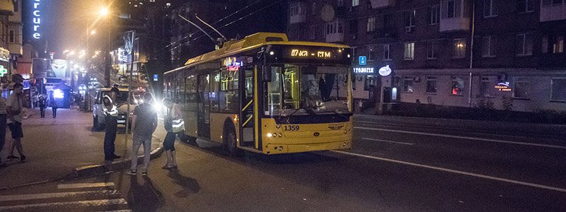 В Киеве на одну ночь остановят движение трех троллейбусов