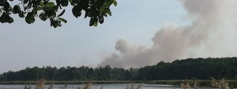 Под Киевом виден столб дыма: что горит