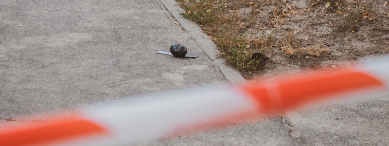 В Киеве на Троещине возле детской площадки нашли гранату