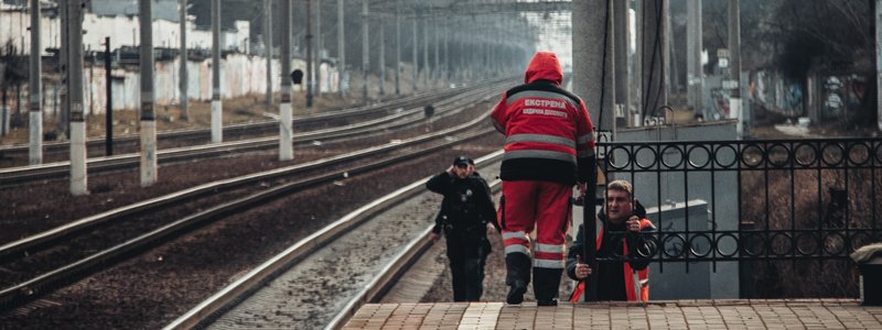 Под Киевом поезд сбил мужчину с велосипедом