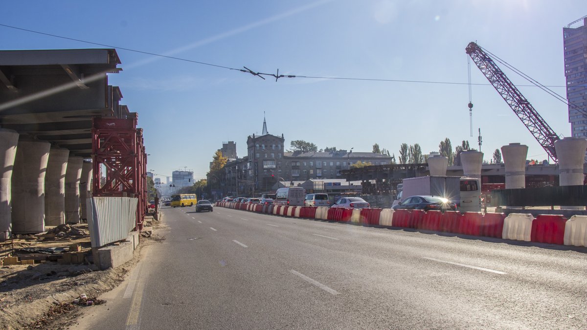 Проспект Победы в Киеве не перекрыли: что сейчас происходит на месте строительства Шулявского моста