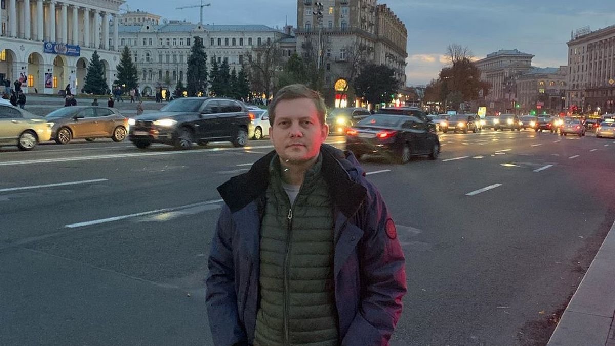 Российский телеведущий Борис Корчевников в Киеве собирал деньги на ремонт Лавры