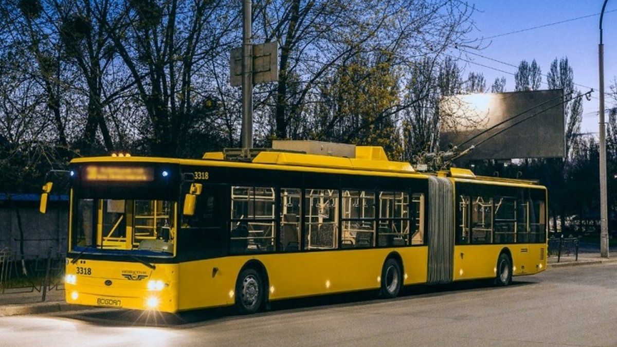 В Киеве троллейбусы на четыре ночи изменят движение