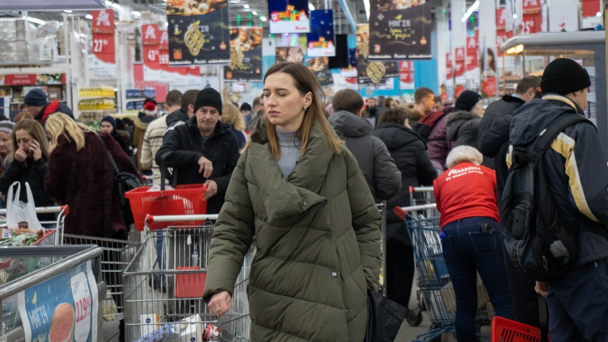 Новый год 2020: что происходит в супермаркетах Киева перед праздником
