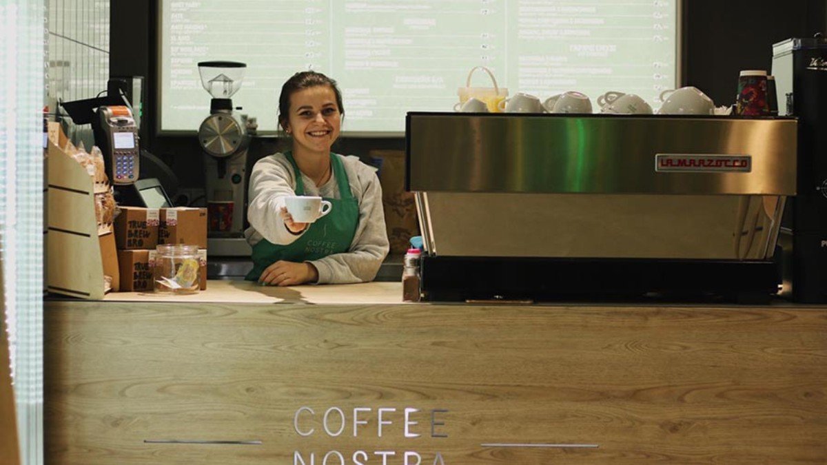 На Бессарабке открыли двухэтажную кофейню Coffee Nostra: цены на кофе