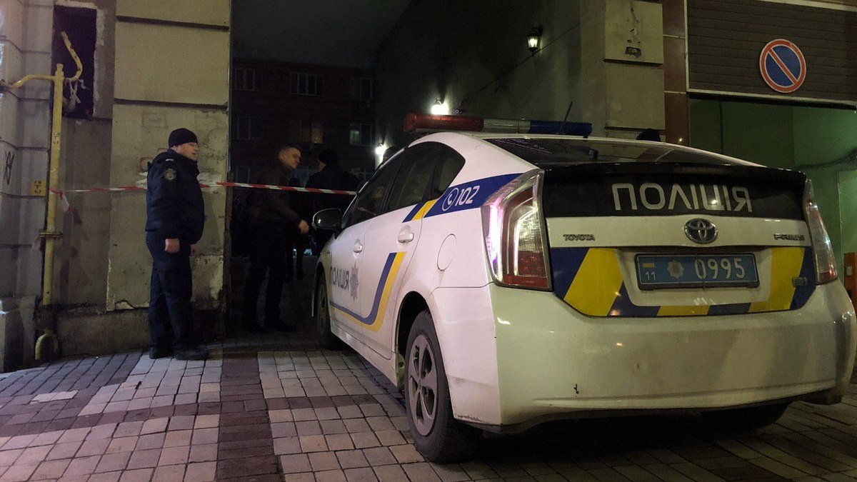 Появилось видео момента убийства Андрея Сотника в центре Киева