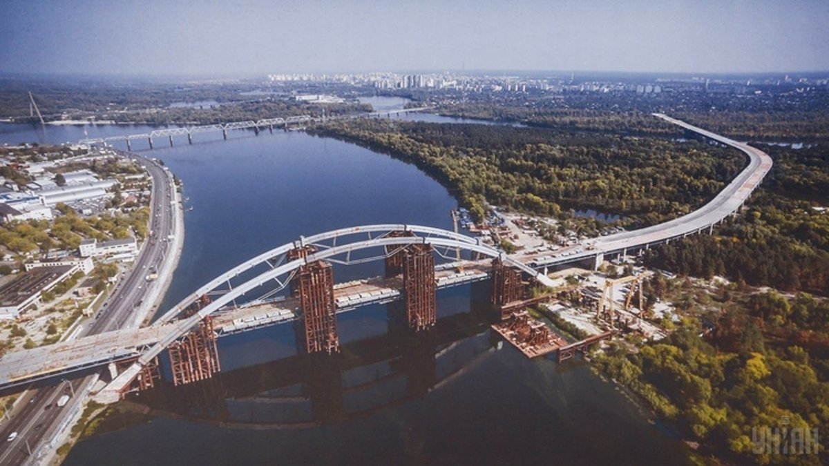 Когда в Киеве откроют Подольско-Воскресенский мост и как он сейчас выглядит