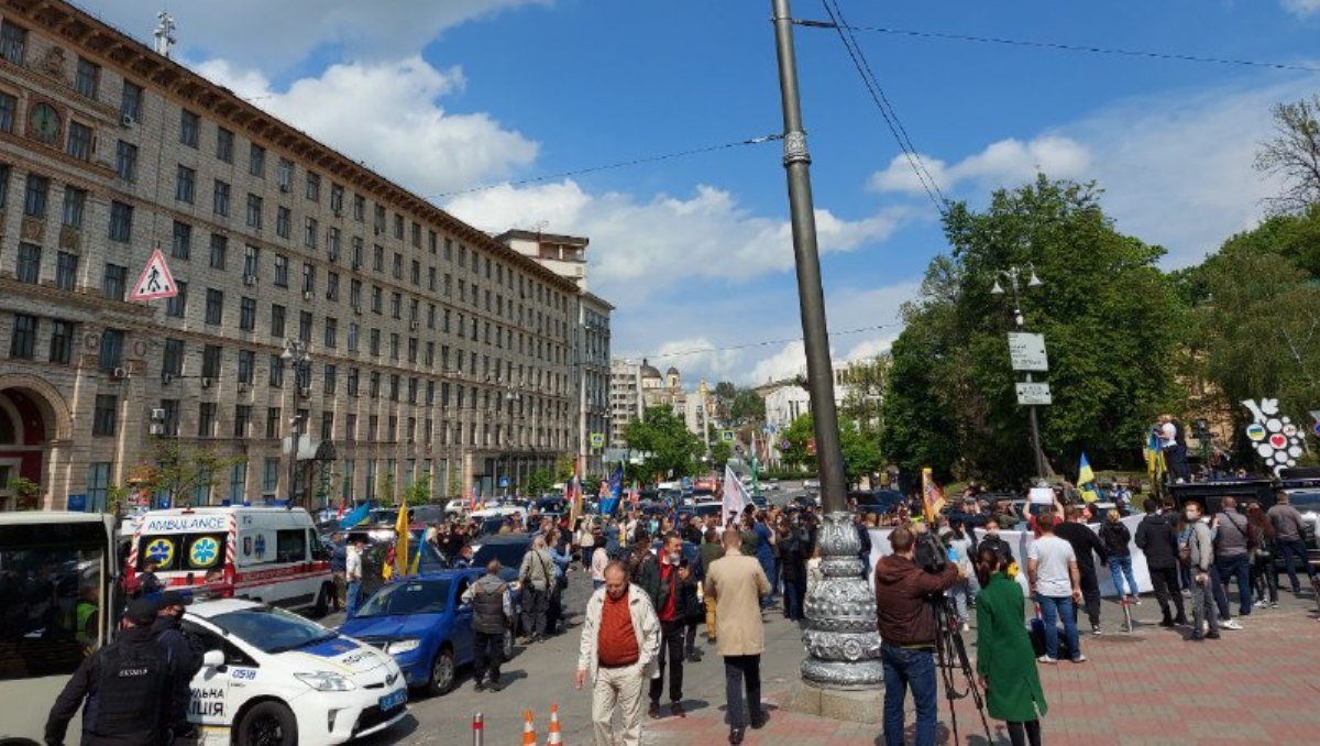 В Киеве предпринимателей не пускают на акцию под Кабмин: что происходит в правительственном квартале