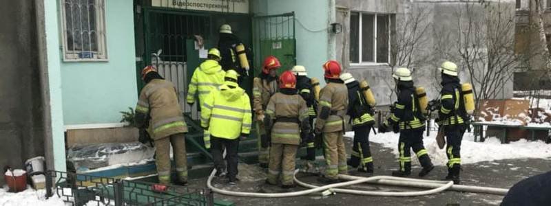 На Борщаговке во время пожара погиб мужчина