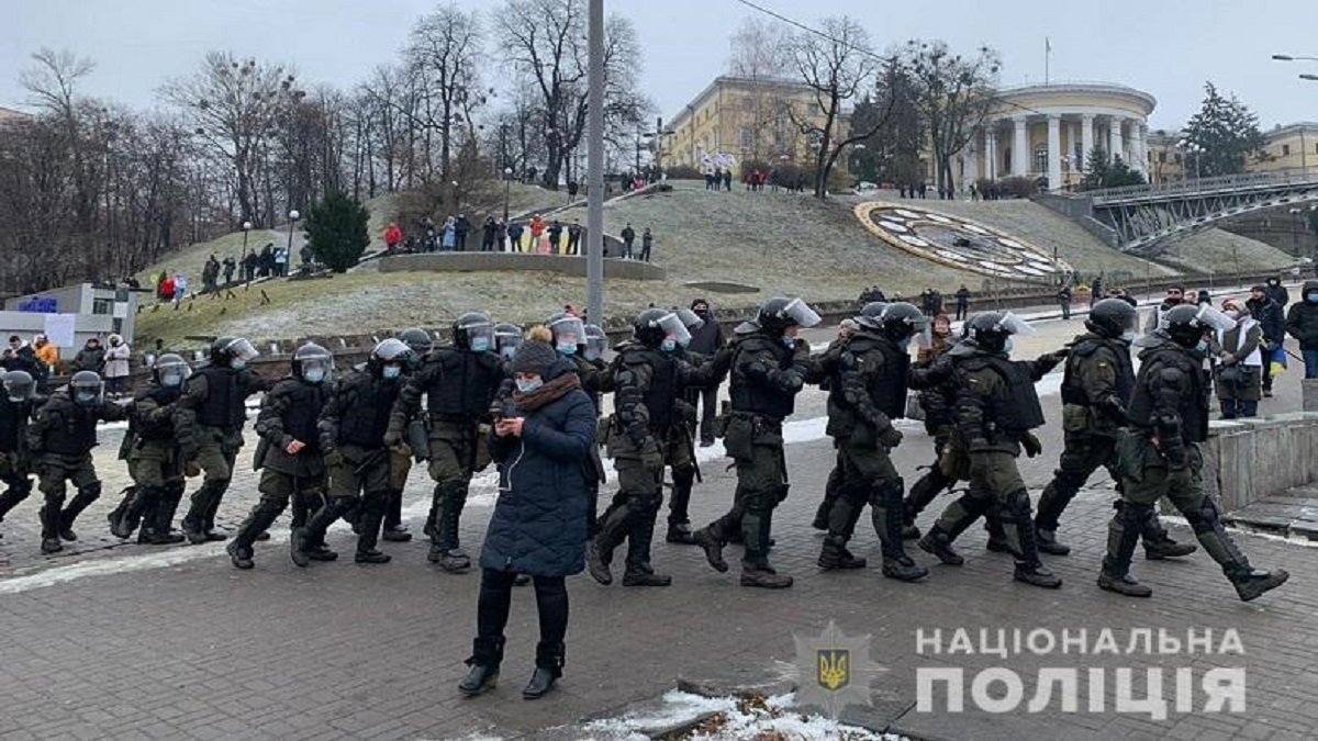 Митинг ФОПов в Киеве: в потасовке с бизнесменами пострадали 40 полицейских