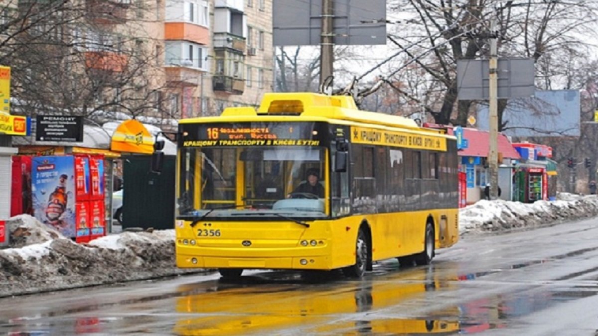 В Киеве в ночь на 31 декабря троллейбусы изменят график работы: список