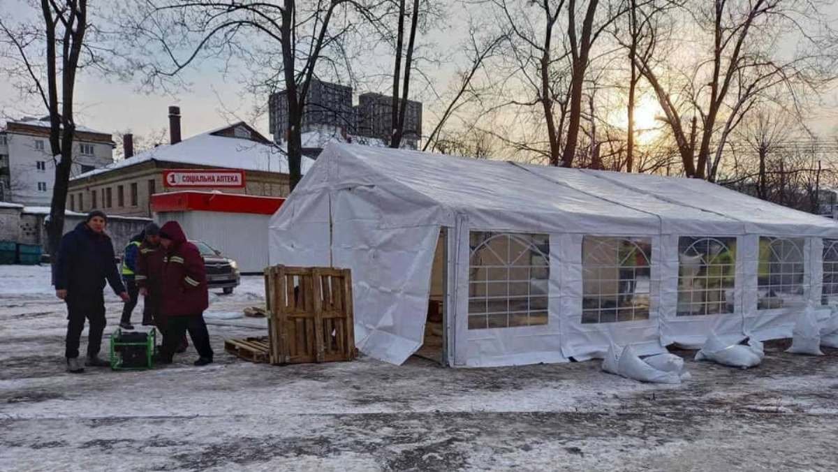 Из-за очередного резкого похолодания в Киеве снова развернули пункты обогрева