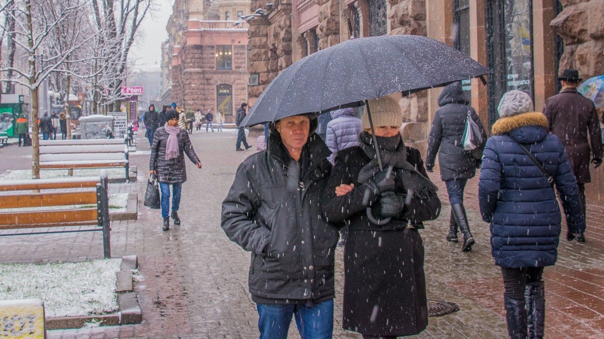Погода на 28 февраля: в Киеве пойдет дождь со снегом