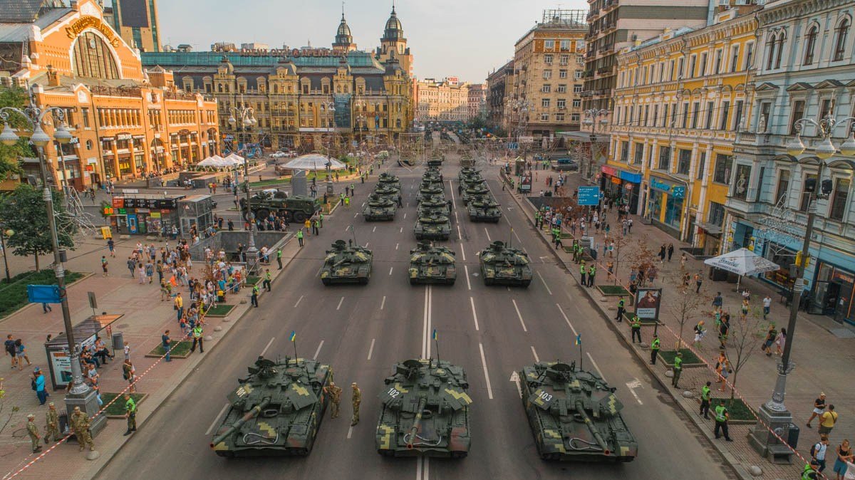 Центр Киева перекрыт из-за репетиции парада военной техники: куда лучше не ехать