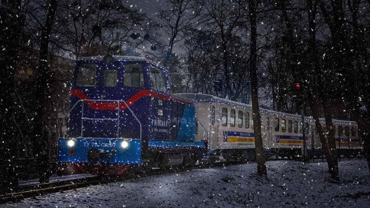 В Киеве в Сырецком парке запустили детскую железную дорогу: расписание